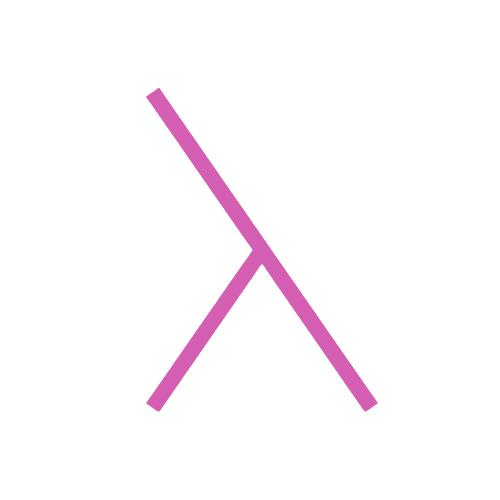 pink lambda icon